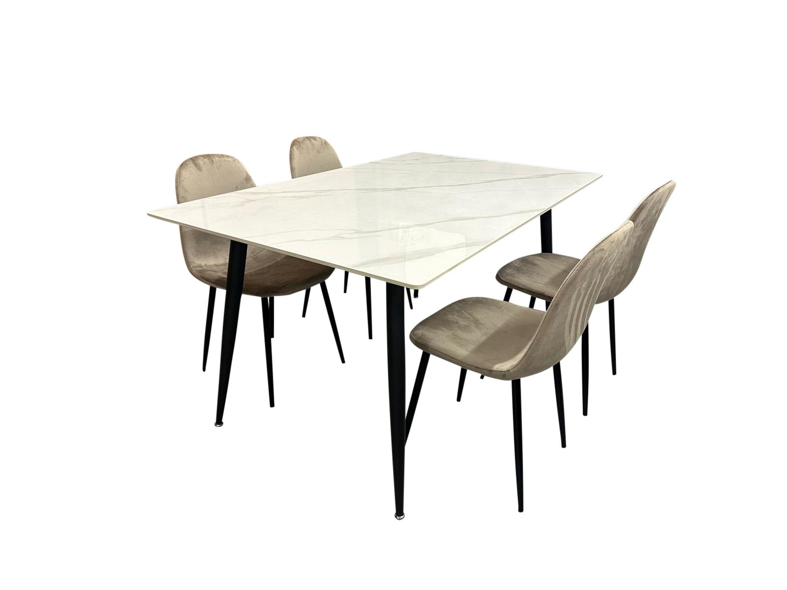 Stone Table Dining Set