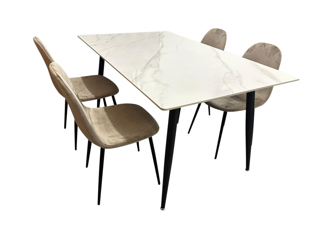 Stone Table Dining Set