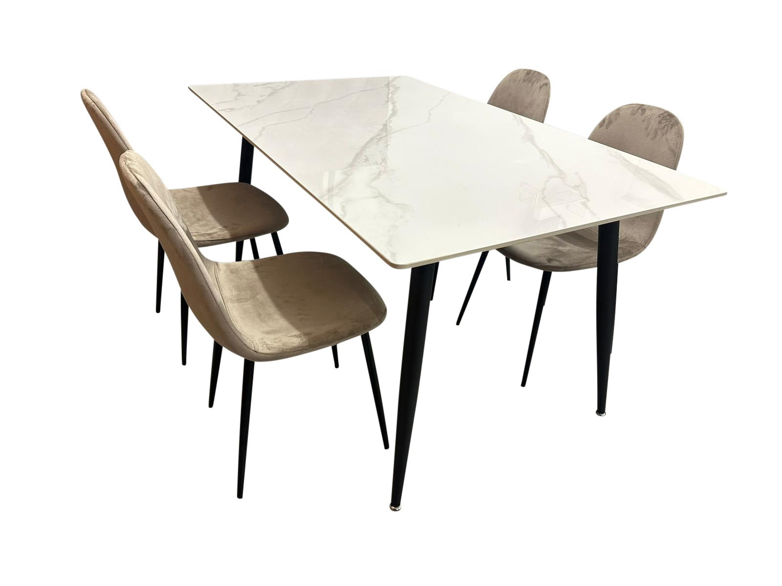 Stone Table Dining Set
