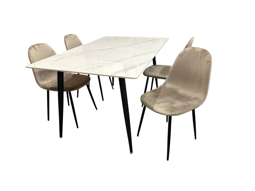 Stone Table Dining Set