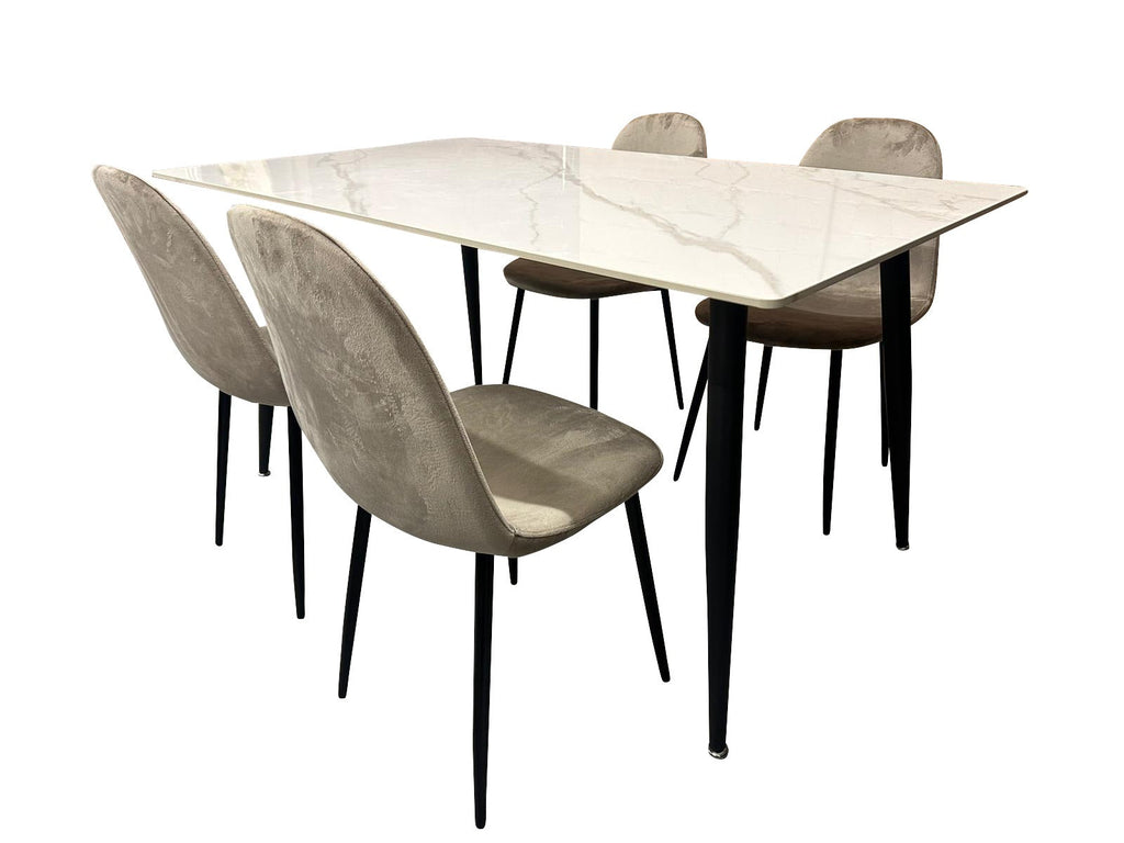 Stone Table Dining Set