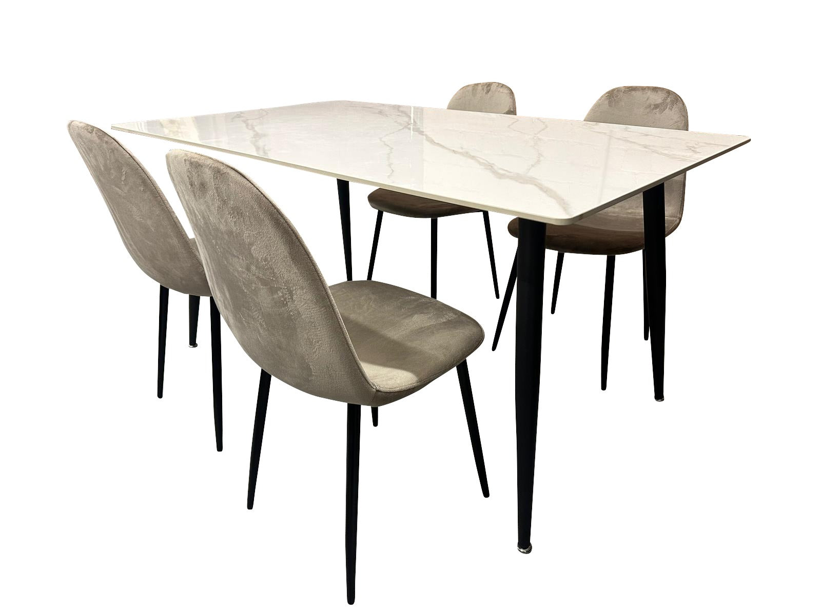 Stone Table Dining Set