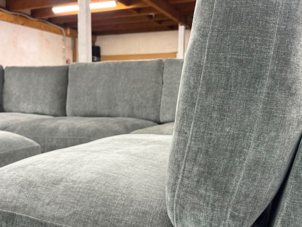 L Shape Wonda Modular Sofa – Dark Grey