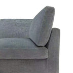 L Shape Wonda Modular Sofa – Dark Grey