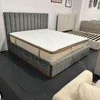 Solid Upholstered Bed Frame