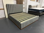 Solid Upholstered Bed Frame