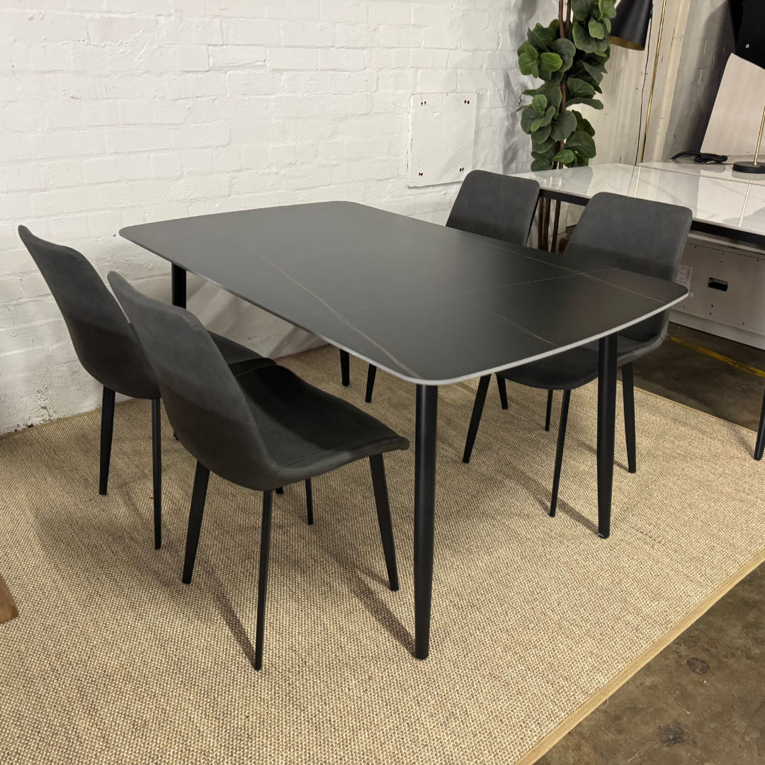 Dineux Dining Set - Table & 4 Chairs