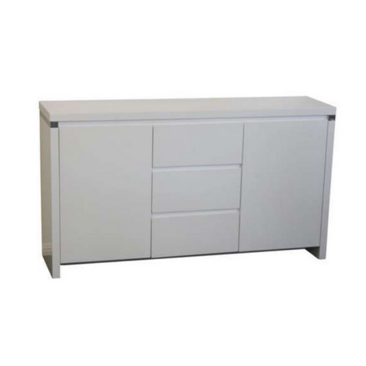 Easton High Gloss White Range 2 Door/3 Drawer Sideboard