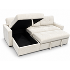 Lisa tufted sofabed and queen bed set