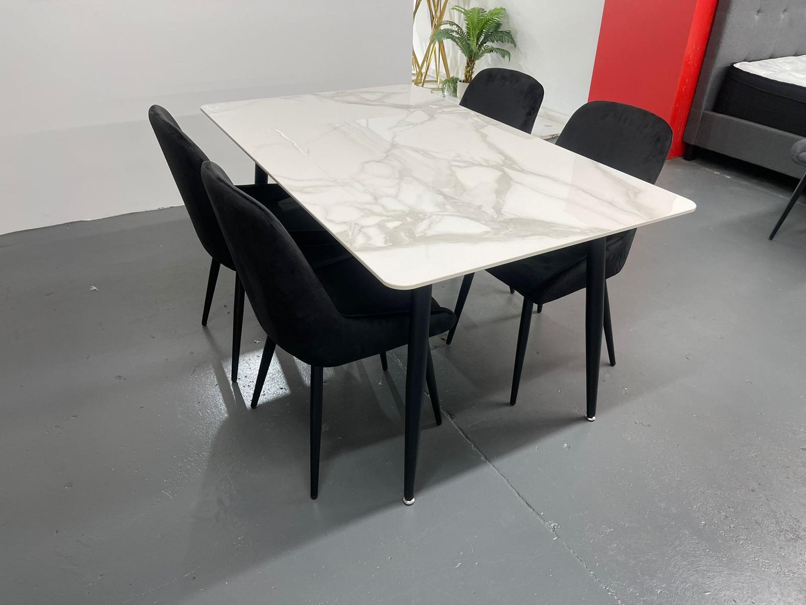 Stone Top Dining Table